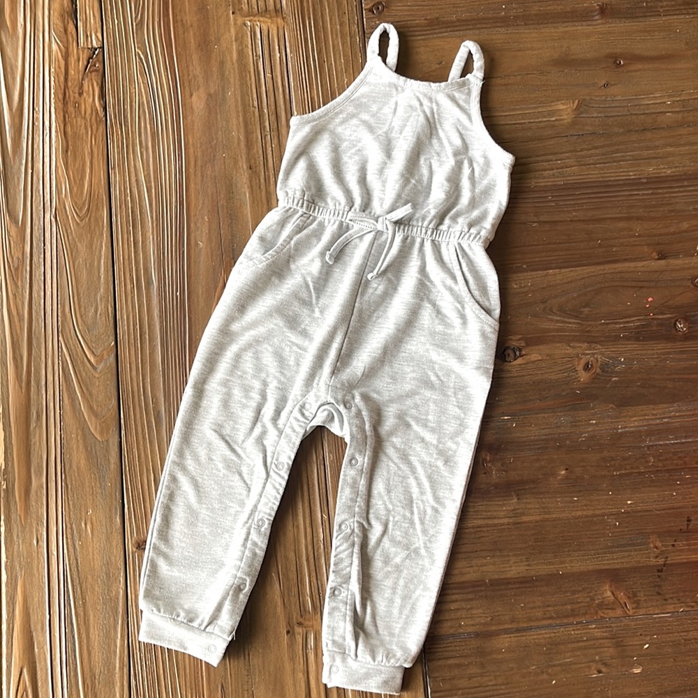 Habitual Grey Jumpsuit Girls 24M
